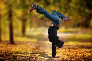 Breakdancing.